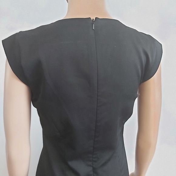 Bebe black sheath dress midi pencil cut - Picture 8 of 14